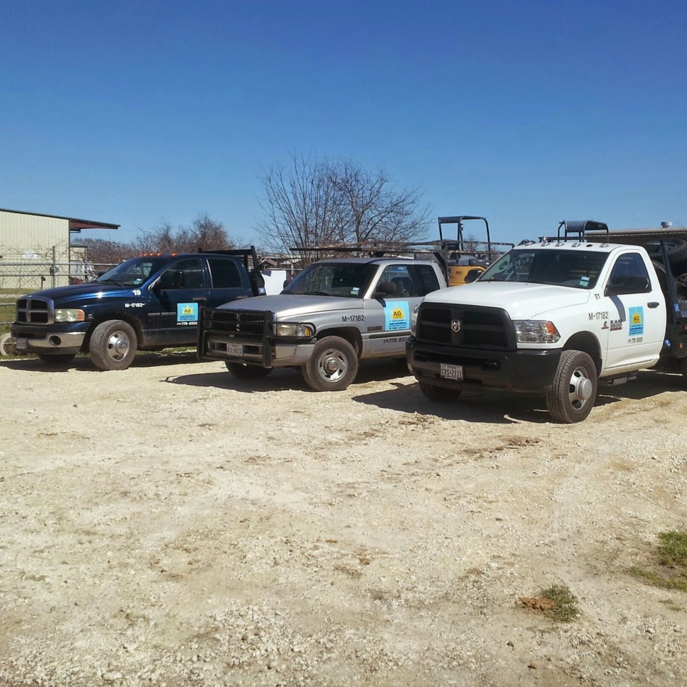 A G Plumbing branded service fleet